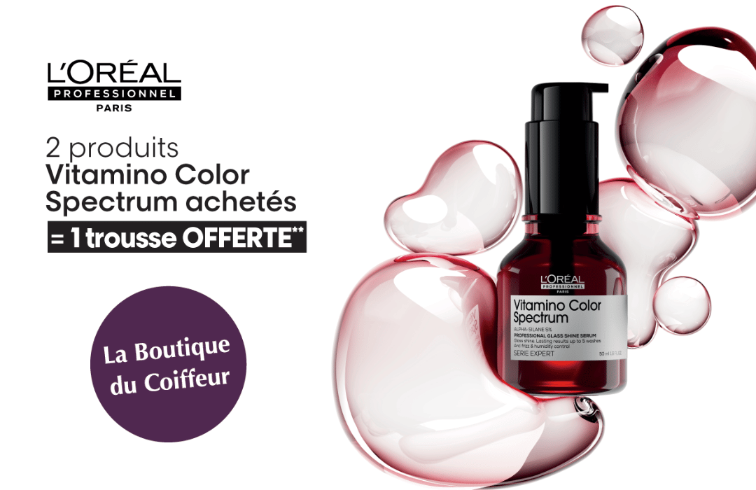 Découvrez la nouveauté L’Oréal Professionnel, la gamme Vitamino Color Spectrum à La Boutique du Coiffeur !