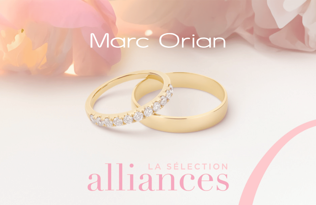 Marc Orian vous offre UN COUSSIN D’ALLIANCES pour tout achat d’un couple d’alliances en or*.