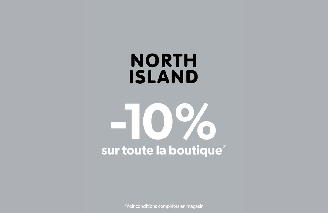 North island logo de la boutique à Modo Moiselles 95