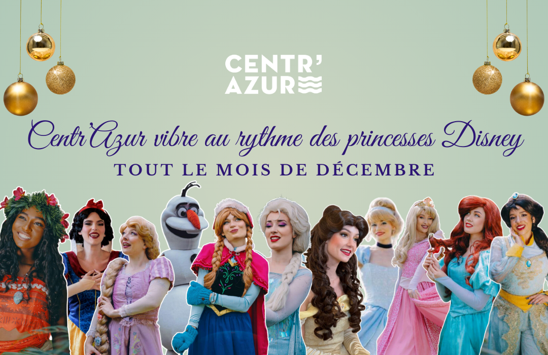 Viens à la rencontre de tes princesses Disney préférées à Centr'Azur tout le mois de décembre